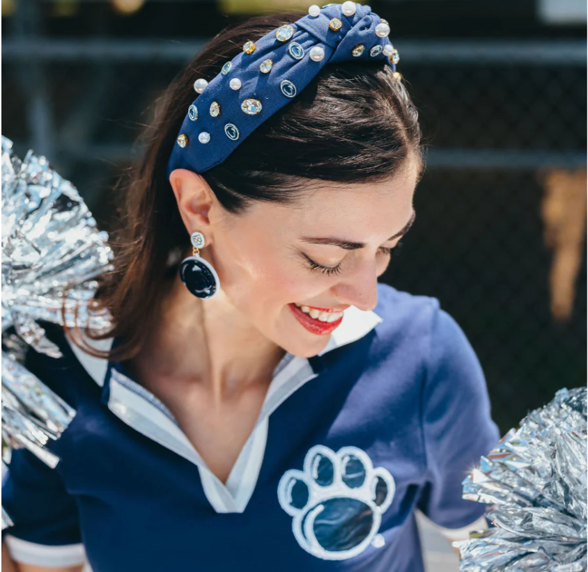 Penn State Navy Logo Headband